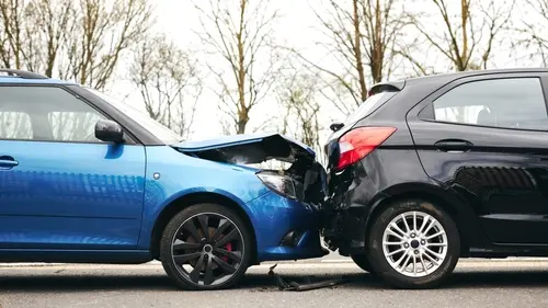 Car Accident Closeup