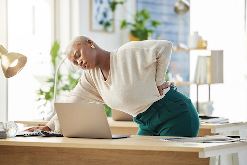 Woman With Back Pain